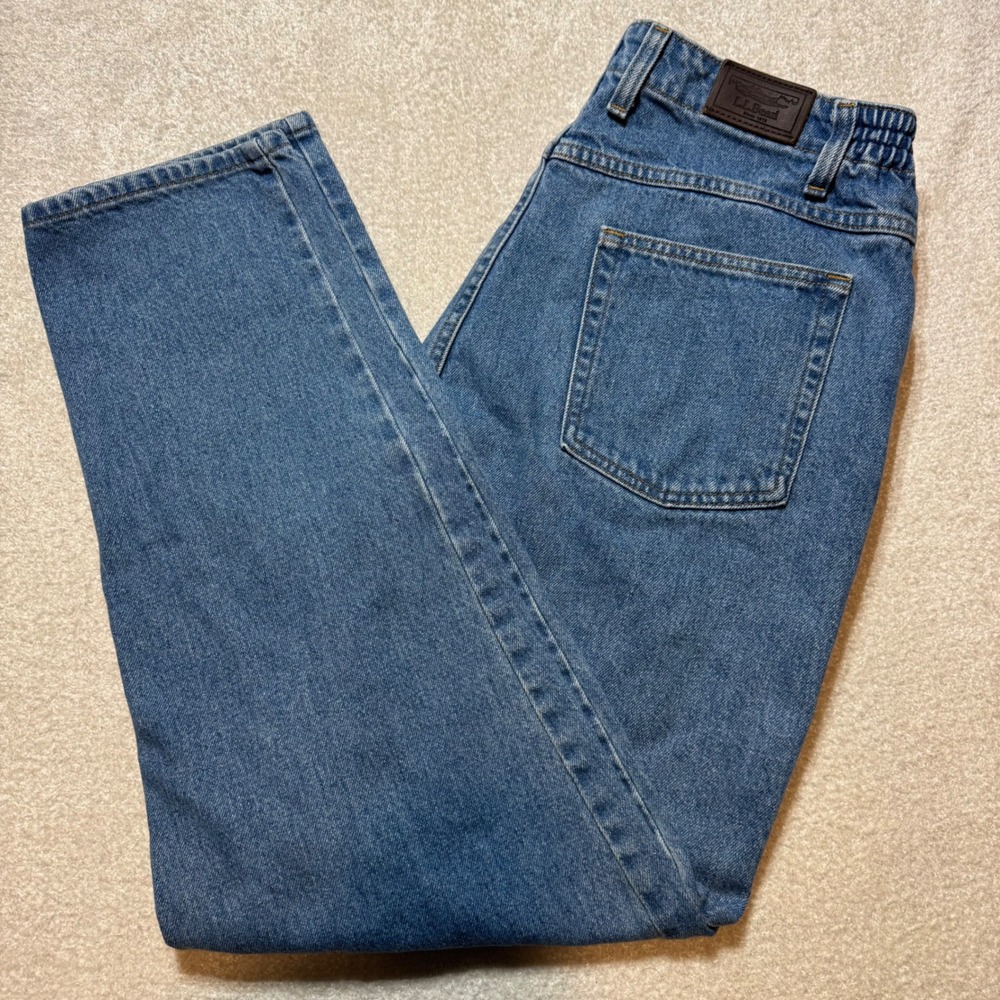 Vintage L.L.Bean Double L Comfort Waist Jeans 16 Reg High Rise Mom Jeans
